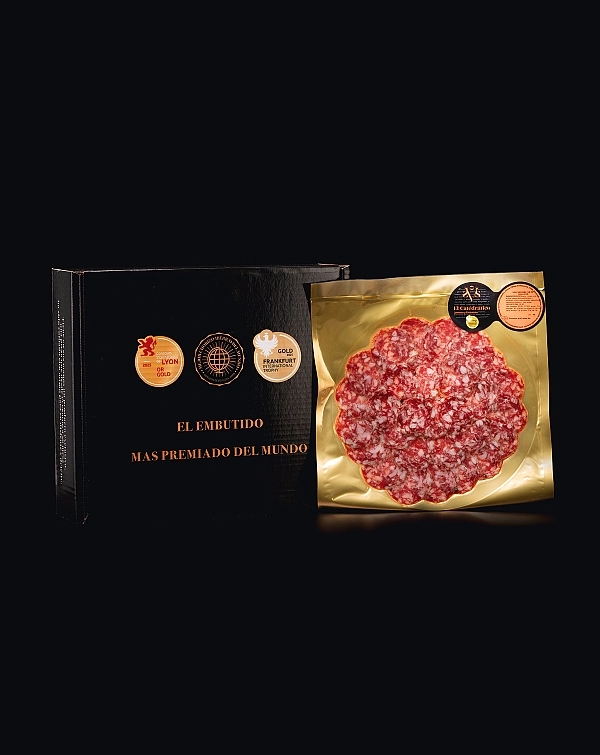Buste di Salchichón Bellota 100% iberico. IL MIGLIOR SALCHICHON 2025.